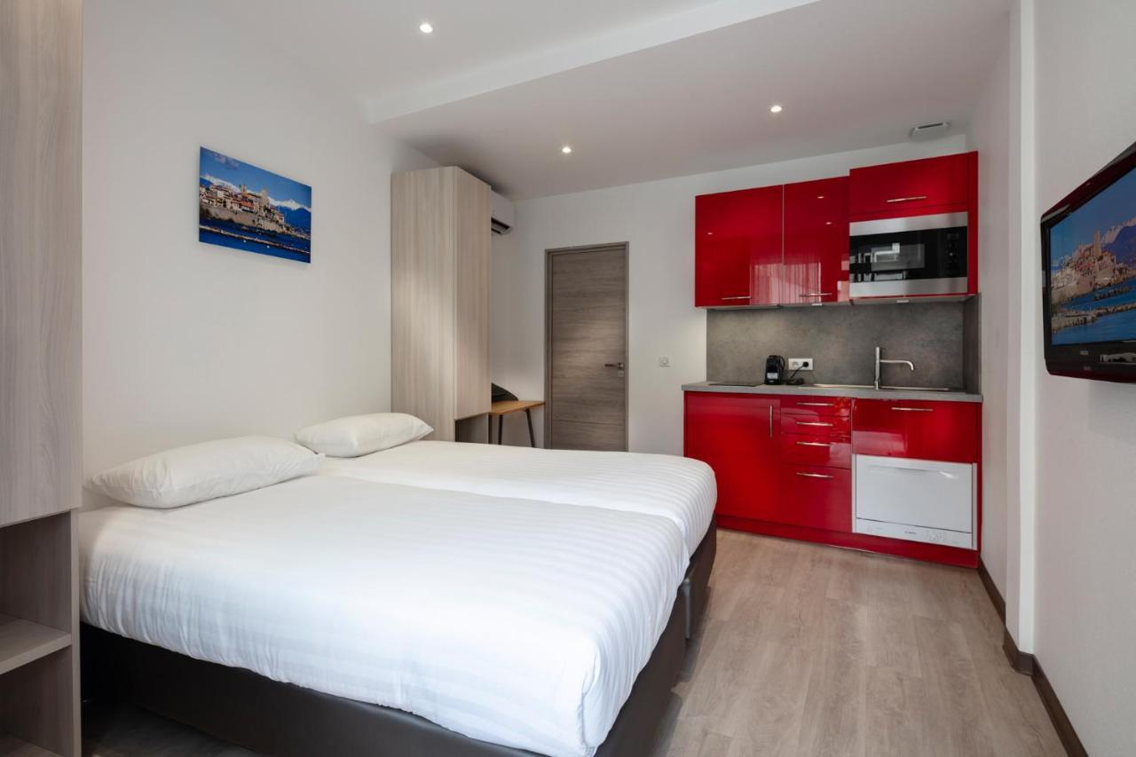 Appartements French Riviera Confidential Centre Ville Juan Les Pins Proche Des Plages Cameră foto