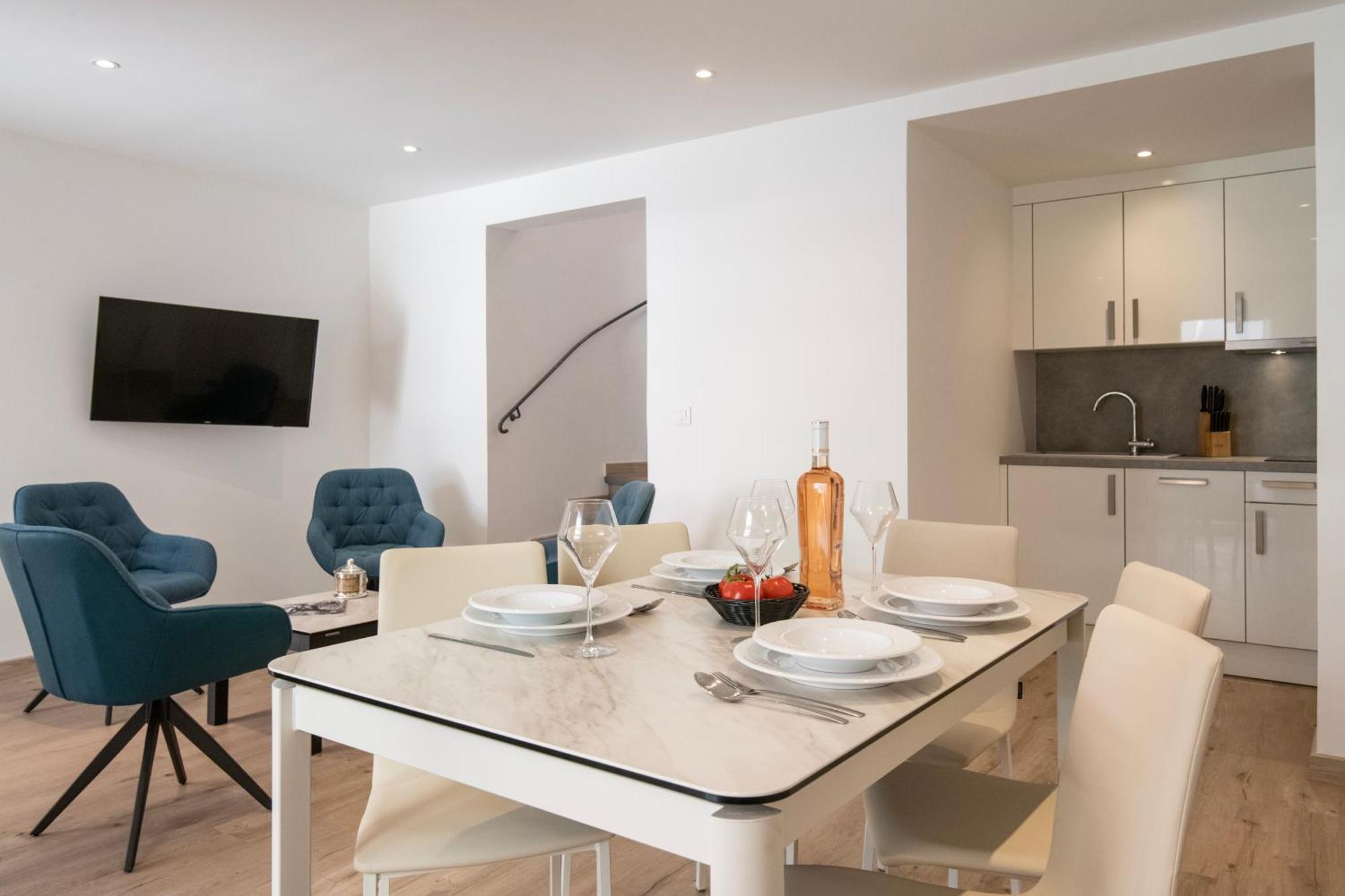 Appartements French Riviera Confidential Centre Ville Juan Les Pins Proche Des Plages Cameră foto